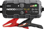 Boost GB40 12V 1000A UltraSafe Portable Lithium Jump Starter | Spark-Proof + Reverse Polarity Protection - Power Bank - 100-Lumen LED Flashlight - For 6.0L Gas and 3.0L Diesel Engines