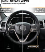 Car Wipes Interior Cleaning Kit -3-in-1 Car Cleaning Wipes Car Interior Wipes | Interior Car Wipes, Car Cleaning Kit Interior & Exterior - Protectant, Glass and Cleaning All Surfaces (90 Wipes)