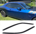 92010 Sunproof Waterproof Side Window Wind Deflector Window Visor fit for 2008-2023 Dodge Challenger, 2pcs Protective Replacements Rain Guards Set
