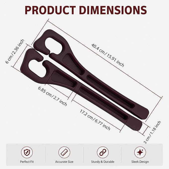 Car Seat Gap Filler Organizer, Car Organizer Front Seat 2-in-1 Storage No-Drop for Storing Phones, Keys, Fits Most Cars, Trucks, SUV (2Pcs, Brown)