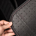 Waterproof Universal Fit Car Floor Mats, Car Mats Fit for SUV,Vans,sedans, Trucks,Set of 4pcs Car Carpet with Driver Heel Pad (Light Pink)