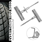Compact Tire Repair kit with Molle Storage Pouch. Heavy Duty Universal Tire Plug Kit, Easily Stores Inside Your UTV, ATV, Truck, Motorcycle, Overlanding Gear or RV