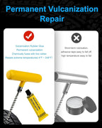 Tire Repair Kit with Plugs, Tire Plug Kit Heavy Duty Professional for Car, ATV, Motorcycle, Truck, Flat Tire Emergency Repair (Boxed Type - 19 PCs)