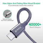 USB to USB C Cable, (5-Pack, 3/3/6/6/10 ft) Fast Charging Type C Charger Cord for iPhone 17 16 15, Galaxy S25 S24 A17 A16, Pixel 10 9 and More