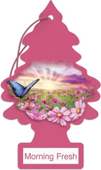 Car Air Freshener | Hanging Paper Tree for Home or Car | Morning Fresh | 3 Pack