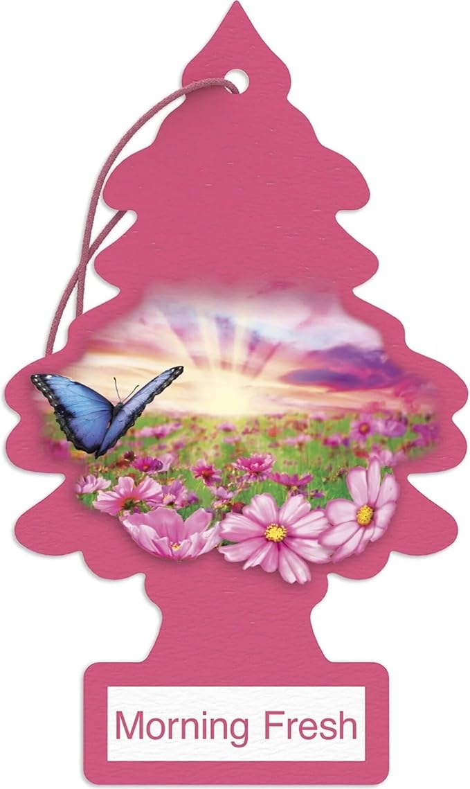 Car Air Freshener | Hanging Paper Tree for Home or Car | Morning Fresh | 24 Pack