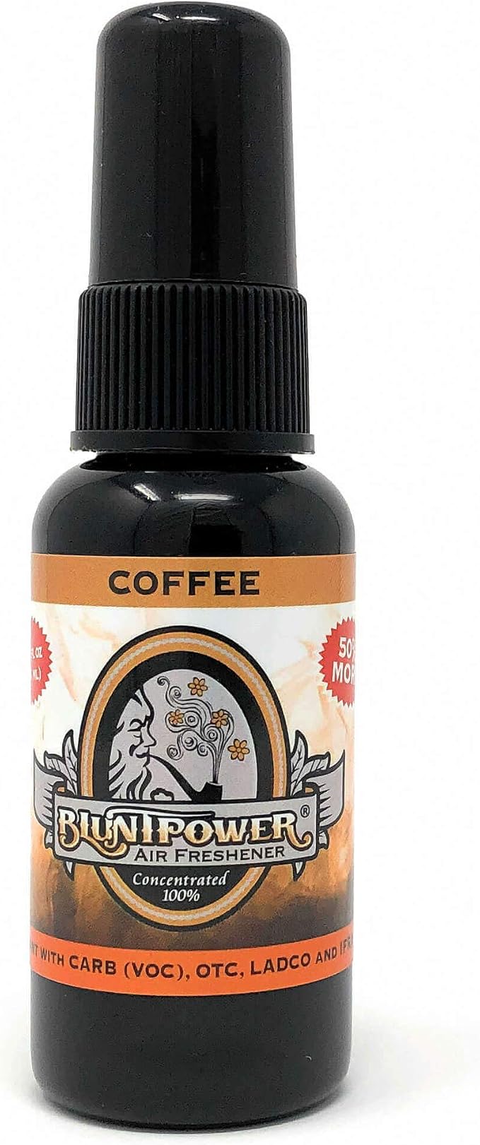 Concentrated Air Freshener for Room and Car - Oil-Based Diffuser Spray Bottle - Long-Lasting Bathroom, Car Freshener & Odor Eliminator (Coffee, 1 Pack)