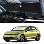Sunshade for 2015-2023 2024 2025 Volkswagen Golf GTI e-Golf VW Golf R 4 Door Hatchback Accessories Front Window Shield Cover for Windshield Sun Visor