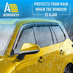 Extra Durable Window Deflectors Tape-On Window Visors Rain Guards Fit for Lexus TX 2024-2026, Sun Visors, Wind Vent for Shades, Exterior Car Accessories - 6pcs. AG0757