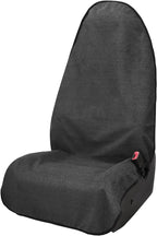 Grey Waterproof Towel Auto Car Seat Cover Protector Machine Washable - Fit Yoga Running Crossfit Athletes Beach Swimming Outdoor Sports