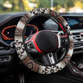 Southwest Aztec Navajo Brown Auto Steering Wheel Cover Universal 15 Inch Anti-Slip Neoprene Southwest Tribal Car Steering Wheel Protector for Women Men
