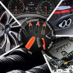 8Pcs Wheel & Tire Brush Car Detailing kit, Easy Reach Wheel and Rim Brush, 5pcs Detailing Brushes, Short Handle Cleaning Brush, 1pc Microfiber Cleaning Cloth, Great to Clean Dirty Tires