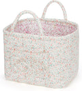 Floral Fabric Storage Basket Car Interior Storage Basket Underwear Sundries Laundry Baskets Supplies Home Organizer Bag (style 3)