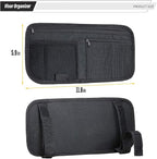 Car Sun Visor Organizer, Vehicle Visor Storage Pouch, Auto CD and Glasses Holder, Interior Car Accessories for Credit Card and Registration Document, Fits Most Cars, SUVs, Jeeps, Trucks
