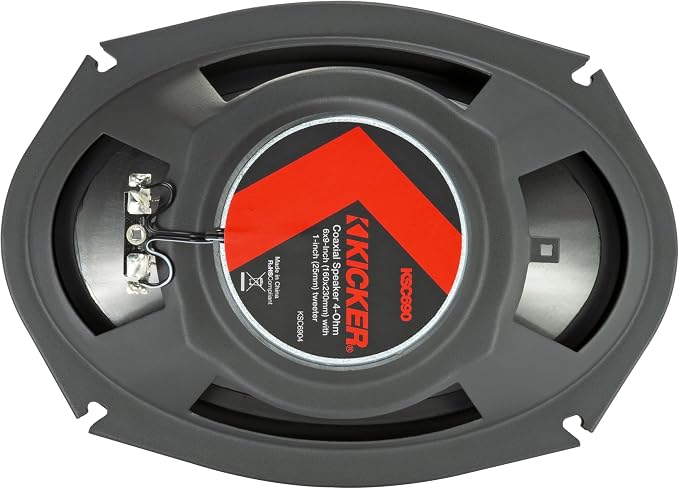 51KSC6904 KS-Series 6x9 Coaxial Speakers with 1" tweeters, 4-Ohm, Pair