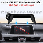 Magnetic Car Phone Holder-Compatible with BMW X1 X2 2016-2019 Accessories 6.5 inch Touchscreen Fixed Clip,360°Rotation Magnetic Phones Stand Compatible with MagSafe (not fit 8.8 inch)