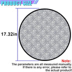 Car Steering Wheel Sun Shade Cover, 17" Diameter Aluminum Film Heat Insulation Car Steering Wheel Protector, Universal Foldable Sun Block Shield for Cars, SUVs, Trucks(A)