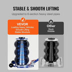 Air Jack, 3 Ton/6600 lbs Triple Bag Air Jack, Airbag Jack with Six Steel Pipes, Lift up to 17.7", 3-5 s Fast Lifting Pneumatic Jack, with Adjustable Long Handles for Cars