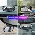 360 ° HD Blind Spot Car Mirror 2Pcs Blind Spot Car Rearview Stick on Mirror | Rectangular Adjustable Blindspot Convex Wide Angle Side Rearview Mirror for Car,Truck,SUV