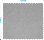 Orighty Microfiber Cleaning Cloth, 5 Pack Highly Absorbent Cleaning Rags, Household Cleaning Supplies, Reusable Lint Free Cloths Microfiber Rag for House, Kitchen, Car Care, 12x11 inch, Grey