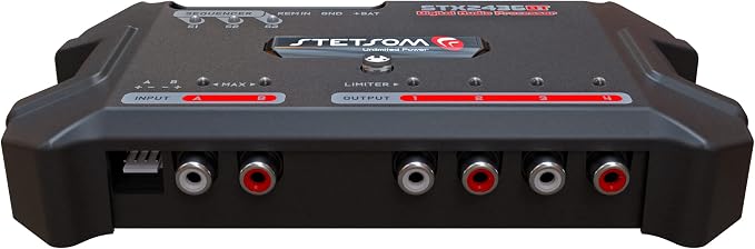 STX 2436 Bluetooth DSP PRO - Digital Signal Processor, DSP PRO, Equalizer, Exclusive APP, Band Graphic, High Precision Crossover, Filters, Voltmeter, Limiter, Digital Audio Processor