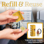 Bullion Car Air Fresheners (Refill) | Affordable Car Air Fresheners for Men | 50ml Diffuser Refill | 6 Months Freshener Long Lasting | Gift-Ready Men's Pefume by