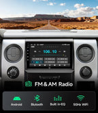 Car Radio Stereo for Ford F150 09-14, Wireless CarPlay & Android Auto | 9-inch IPS HD touchscreen,64G storage, 5G WiFi GPS, Bluetooth FM AM SWC, plug-and-play, 1080P backup camera