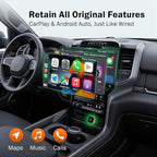Wireless Carplay Adapter, Suitable for Vehicles Equipped with Cabled CarPlay, Plug and Play Feature enables Fast and Stable CarPlay Wireless Connection, Suitable for 800+ Vehicles (Orange)