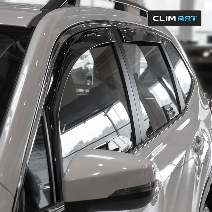 in-Channel Incredibly Durable Rain Guards for Subaru Forester 2019-2024, Original Window Deflectors, Vent Window Visors, Vent Deflector, 4 pcs. - 619342
