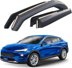 Goodyear Shatterproof in-Channel Window Deflectors for Buick Envista 2024-2026, Rain Guards, Window Visors for Cars, Vent Deflector, Car Accessories, 4 pcs - GY008107