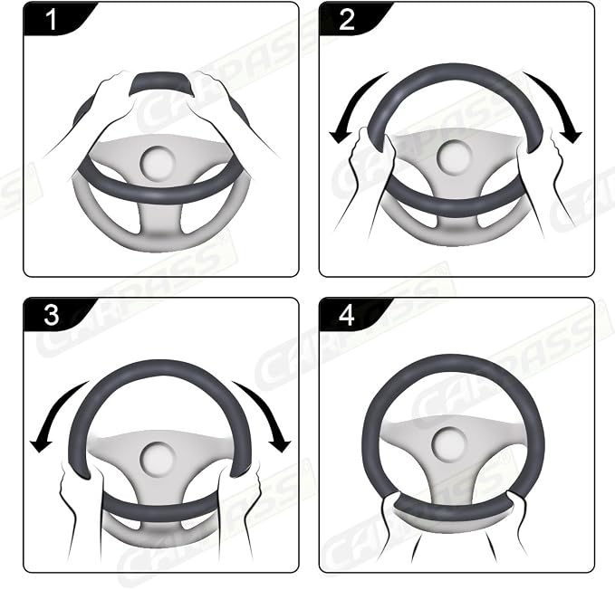 Black Faux Suede 14.5-15 Inch Memory Foam Steering Wheel Covers Breathable Anti-Slip Odorless Steering Wheel Universal Fit for Men Women