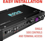 BOSS Audio OX3KD Onyx Model 3000 Watt High Output Monoblock Full Range Class D Amplifier with Variable Low Pass Crossover and Remote Control