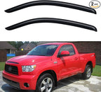 Window Visors Rain Guards for 2007-2017 Toyota Tundra Regular Cab, Out-Channel Window Vent Wind Deflectors Visors Shades for 07-17 Tundra Single Cab