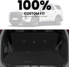 Cargo Trunk Mat & Backrest Mats for Hyundai Palisade 2025 2024 2023 2022 2021 2020 All Weather TPE Custom Fit Car Trunk Mats Cargo Liner & Seatback Mats Accessories, Black