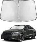 Windshield Sunshade Compatible for Audi S3 2015-2024 2025 2026, Sun Visor for Front Windshield & Window Sun Shade Cover, UV Heat Blocker & Protector, Car Accessories