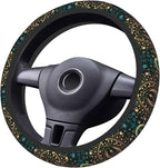 Magical Astrology Moon Star Steering Wheel Cover for Women Men Girls Car Accessories Decor Anti-Slip Neoprene Auto Steering Wheel Covers Protector Universal 15 Inch