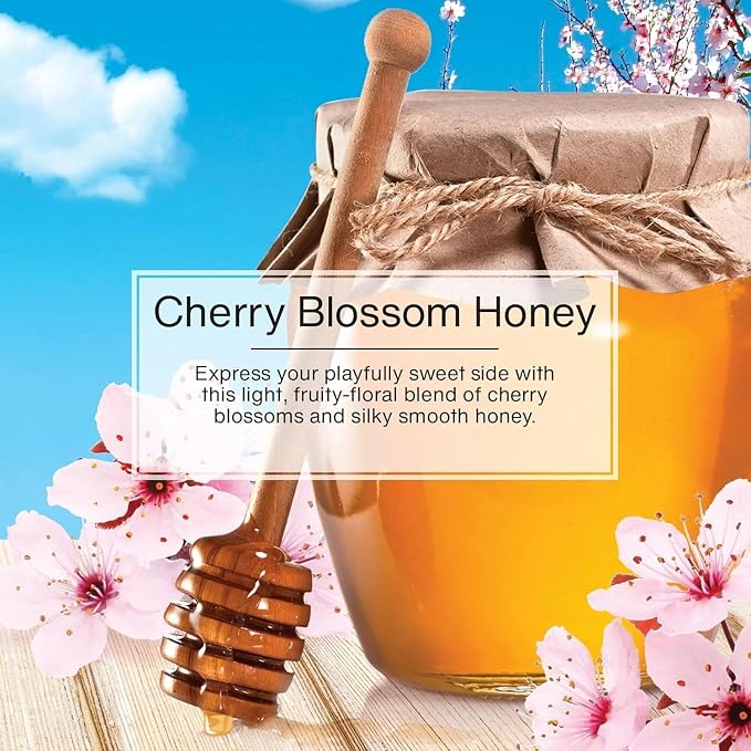 Car Air Freshener | Hanging Paper Tree for Home or Car | Cherry Blossom Honey | 12 Pack