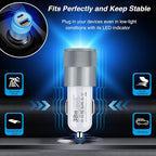 Car Charger, 5 Pack 38W Dual Ports USB-C & USB-A Cigarette Lighter Adapter Fast Charging Car Phone Charger for iPhone 16e 16 15 14 13, Samsung S25 S24, Pixel Cargador para Carro Phone Plug for Car