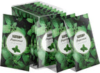 12 Pack Peppermint Scented Sachets for Drawer, Closet Odor Eliminator Air Freshener Bags, Cool Mint Fragrance for Car & Home Aroma
