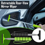 Side Mirror Squeegee, 2 PCS Car Mirror Squeegee, Retractable Car Rearview Mirror Wiper for All Vehicles, Universal Automotive Accessories