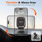 Magnetic Phone Holder for Car, Dashboard Magnetic Car Mount, 360° Rotation Magnet Phone Mount with Strong VHB Adhesive, for All Cell Phones