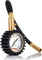 H100X Professional Tire Pressure Gauge with Protective Rubber Guard (100 PSI)