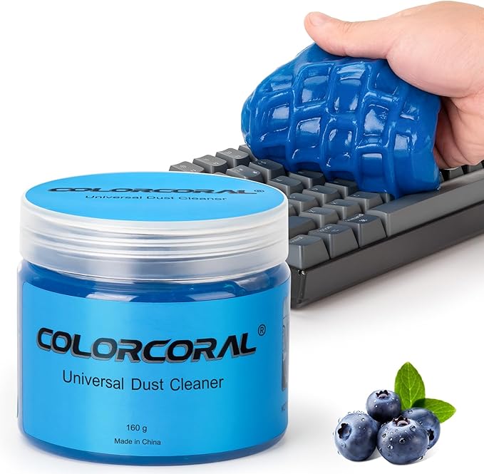 Universal Cleaning Gel for Office Electronic Products Keyboard Cleaner Dust Cleaning Gel for Car Interior Cleanings,Car Putty Reusable Slime goo, Magic Cleaning Putty for Vehicle Vents