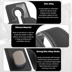 Car Seat Headrest Hooks, Universal Car Vehicle Back Seat Headrest Hook, Leather Car Purse Hanger Holder for Bags, Coats, Umbrellas