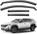 GrandWheel Window Deflectors Smoke Tinted in-Channel Side Window Vent Visor Deflectors Rain Guards Compatible with Mazda CX-50 2023-2026 - 4 pcs. GW0976