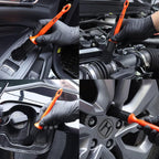 Car Detailing Brush Kit - 6 Pack, Auto Boar Hair Detail Brush Set Automotive Interior Exterior No Scratch Microfiber Detailing Brushes for Cleaning Air Vents, Engine Bays, Dashboard and Wheels