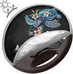 Sea Turtle Steering Wheel Cover Sun Shade 17 inch Universal Anti-Heat Steering Wheel Accessories,Block UV Rays Cool in Summer,Universal Steering Wheel Sunshade for Cars SUV Truck Van