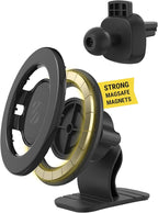 MagicMount Select MagSafe Car Mount for iPhone, Strong Magnetic Phone Holder for Car Magnet Phone Mount with 360° Rotation for Dashboard/Vent Compatible with iPhone 17/16/15/14 Pro Max Android