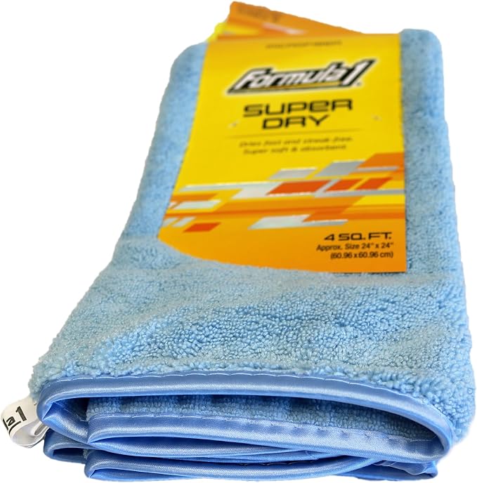 Super Dry Microfiber Drying Towel - Double Thick & Quick Dry - Extra Large - 24" x 24"