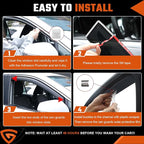 in-Channel Rain Guards Fit for Kia Sportage 2023 2024 2025 2026, Durable Side Windows Rain Guard Wind Deflectors 2023-2026 Sportage Rain Guard Black 4 PCS